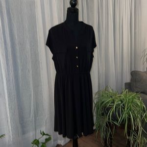 Black Roz & Ali black dress size 2x